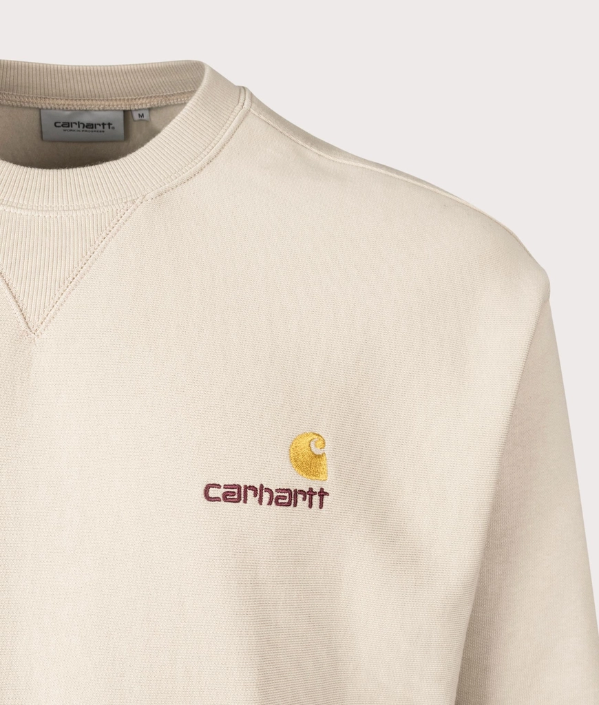 Carhartt WIP Mens Relaxed Fit American Script Sweatshirt